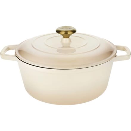 SILVERCREST Premium gietijzeren pan (Crème)