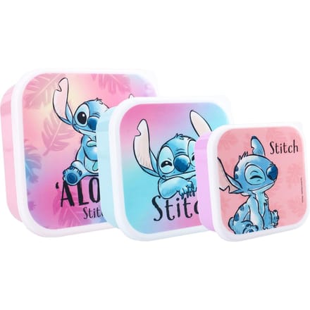Vadobag Lilo & Stitch Snackbox en Fruitdoos Groen - 3in1