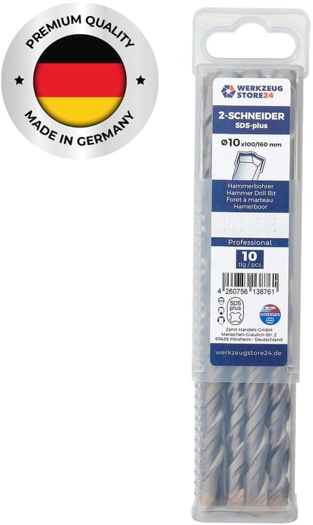 WS24 10x SDS-Plus klopboor PRO Ø 10 x 160 / 100 mm - WS24-100422