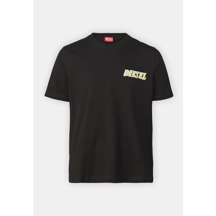 Diesel T Adjust K12 T-shirt Met Korte Mouwen Zwart S Man