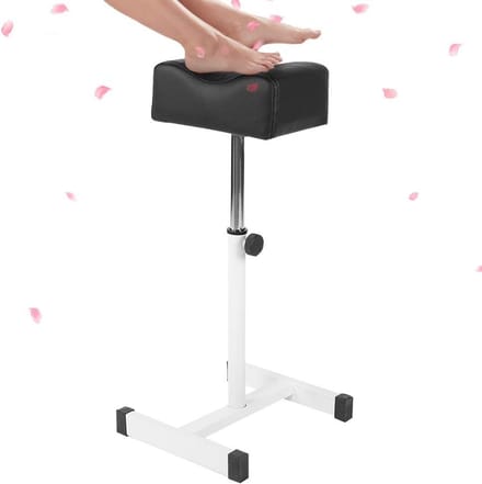 In hoogte verstelbare voetsteun voor pedicure en manicure
