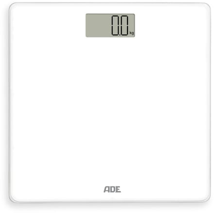 Digitale Personenweegschaal Amina Wit 30x30cm - Incl. 2x Aaa - Lcd Display