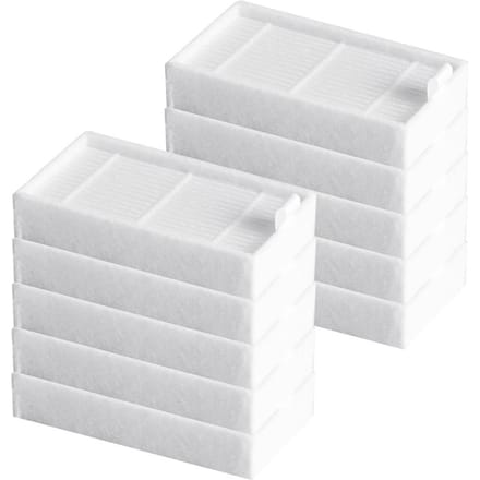 10 stuks/partij Robotstofzuiger HEPA-filtervervanging voor iLife Robotstofzuiger, V3, V3S, white
