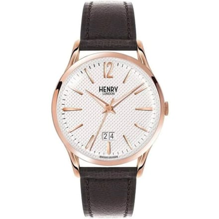 Henry London HL41-JS-0038 Unisex Horloge 41mm 3ATM