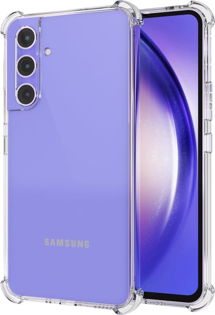 Hoesje geschikt voor Samsung A54 Transparant - shock proof siliconen - Extra Stevig