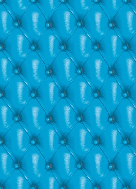 Decopatch papier Chesterfield look blauw