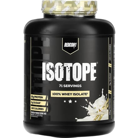 Redcon1, Isotope, 100% Wei-isolaat, Vanille, 4,71 lb (2,137 g)