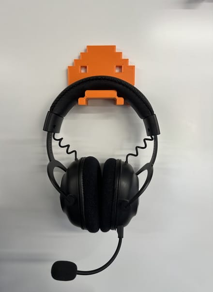 Space Invaders Hoofdtelefoonhouder - muurbevestiging - wandbevestiging - Oranje