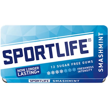 Sportlife Smashmint Sugar-free Chewing Gum