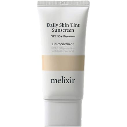[melixir] Crème solaire teintée quotidienne (2 couleurs) SPF 50+ PA++++ 50ml 23 Light Neutral white
