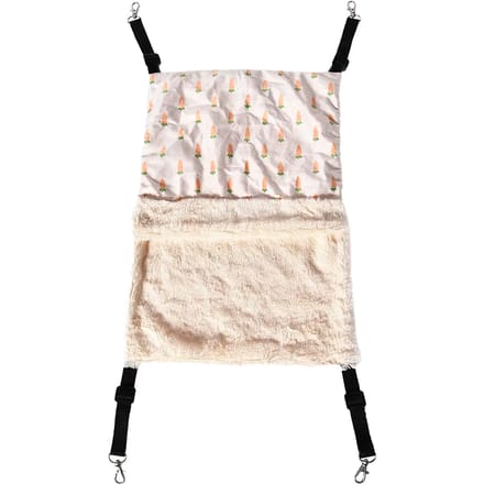 Duvo+ Carrot hangbed pluche multicolor voor knaagdieren