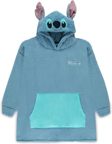 Lilo & Stitch - Disney Trui met capuchon - Stitch - Lounge Hoodie - XS-M tot L-XXL - blauw