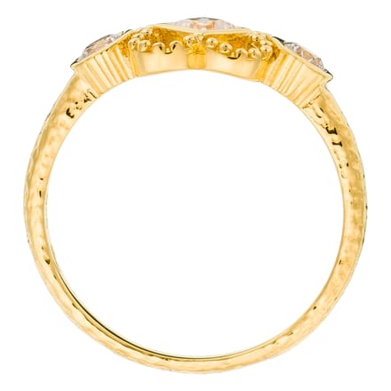 Orphelia Dames 925 Sterling Zilveren Ring - Goud ZR-6032/2