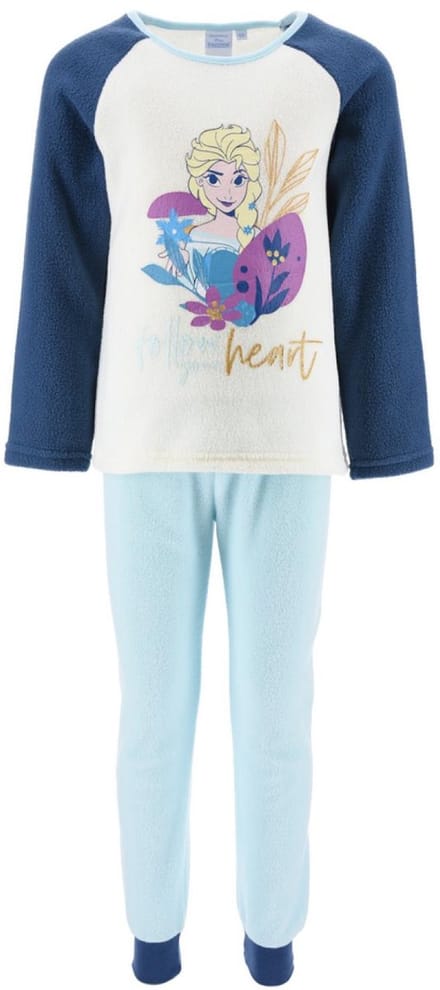 Disney Frozen Pyjama - Fleece - Blauw - Maat 110