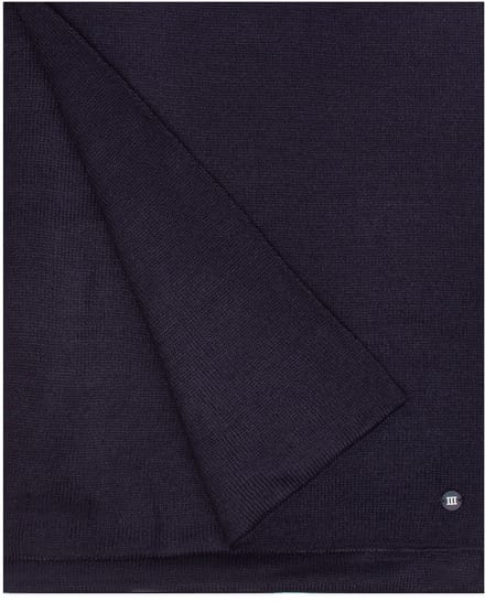 Tresanti - Sjaal Snow Donkerblauw - Mannen - Maat ONE