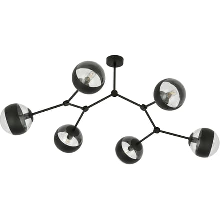 6-lichts pafondlamp Stratos | Alygn