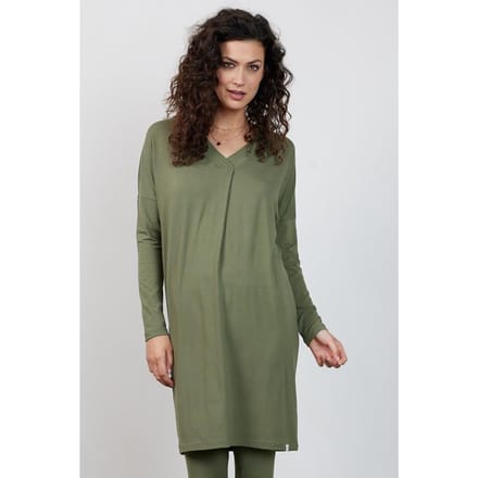 Loose dress Indy Dusty olive