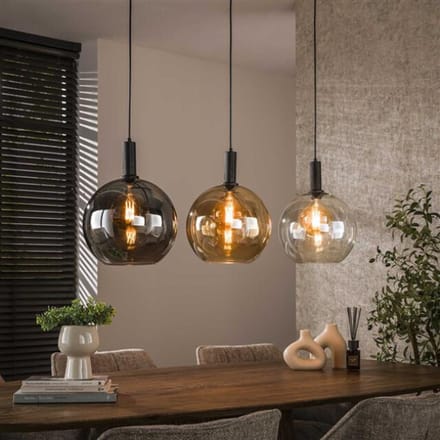 Hoyz Collection - Hanglamp Sfera Tricolore 3-lichts - Artic Zwart