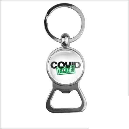 Bieropener Glas - Covid Vaccinated