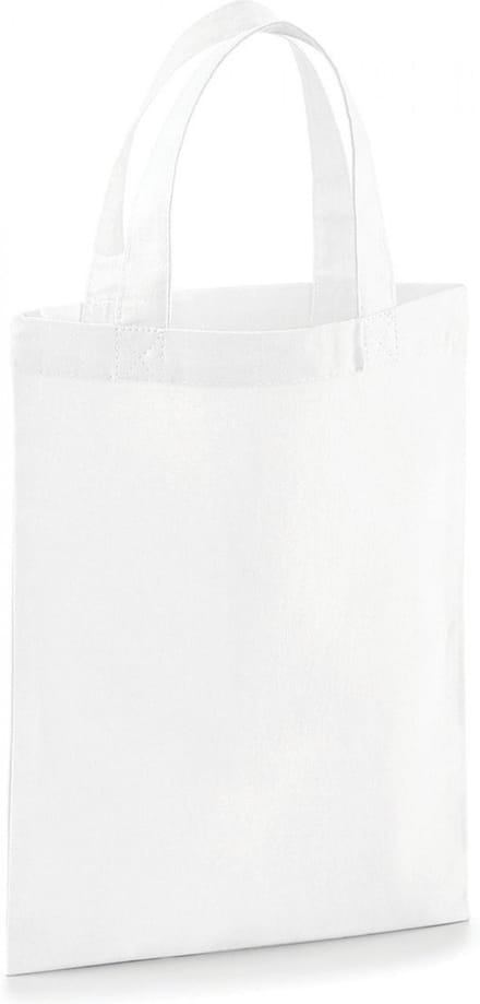 Westford Mill Cotton Party Bag For Life WM103 - White - 19 x 25 cm
