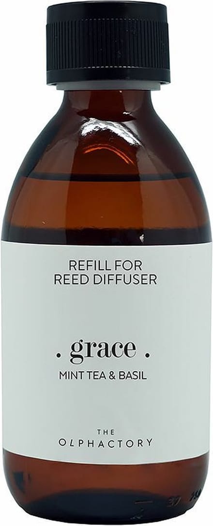 The Olphactory - Geurstokjes refill 'Grace' Mint Tea & Basil 250 ml