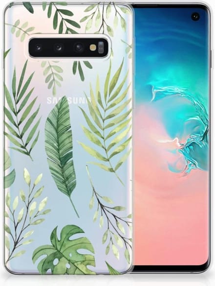 Samsung Galaxy S10 TPU Case Leaves