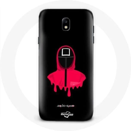 Samsung Galaxy J3 2017 hoesje Squid Game vierkant masker