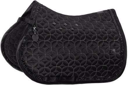 Eskadron Zadeldek Mattgloss Contrast Jewel Platinum 26/27 Full Zwart