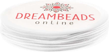 Satijnkoord (1 mm) White (15 Meter)