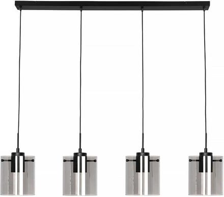 Freelight - Hanglamp Interno 4 lichts L 120 cm zwart