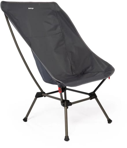 Vango Micro Lux Tall Campingstoel – Stevig Stalen Frame & Slijtvast Endure Polyester – Extra Hoge Rugleuning – Draagvermogen 180 kg – Inclusief Draagtas