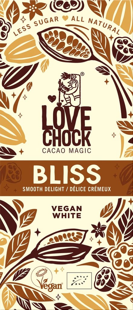 Lovechock Bliss Vegan Witte Chocolade 70GR