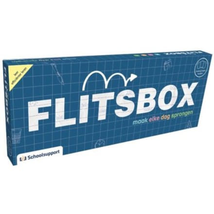Flitsbox (Set Beschrijfbare Kaarten En Uitwisbare Stift Blauw) - Flitsbox