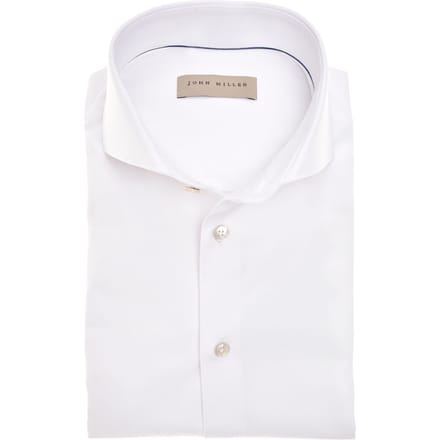 John Miller Overhemd Slim Fit  Wit 5346517