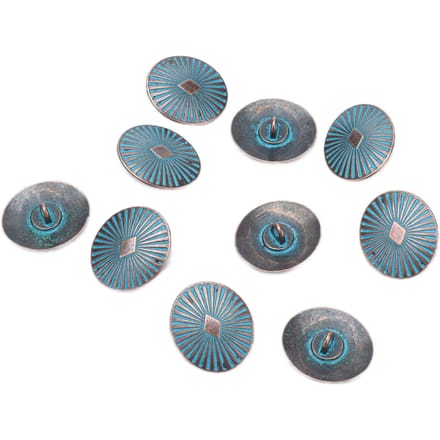 10 Pièces Bouton Alliage Motif Décoratif Circulaire Délicat Élégant Durable Accessoires Vêtements