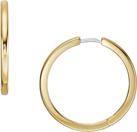 Fossil Dames Oorbellen Staal - Goudkleurig