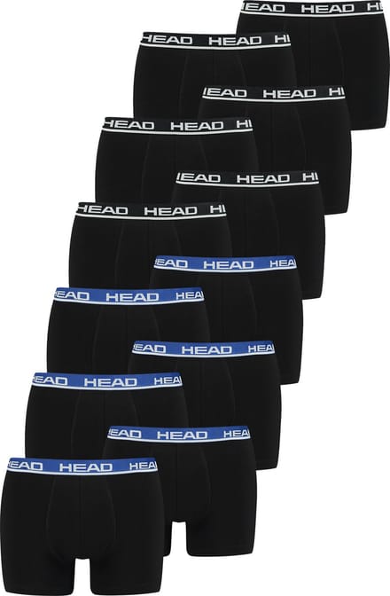 BOXERS Set van 12 stuks Head Basic Boxerbroek voor heren, shorts, ondergoed, ondergoed
