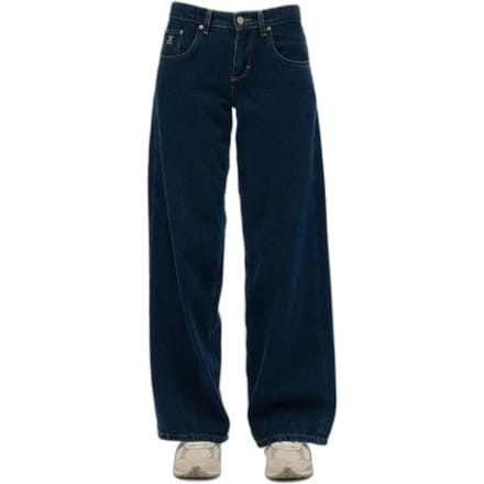 Superdry - Cult baggy jeans met halfhoge taille - Dames - Jeans