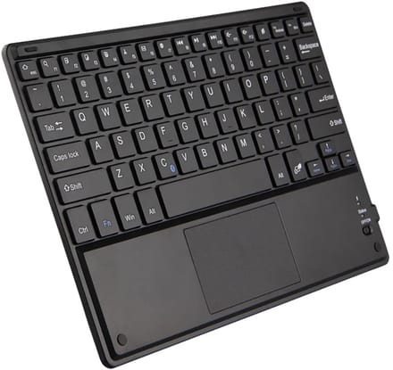 EtuiTab - Draadloos Bluetooth Toetsenbord - Met Touchpad - Compatibel met veel apparaten