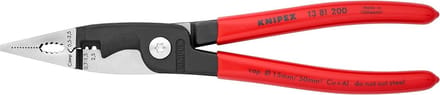 Installatietang - Multitool Tang - Elektrisch Werk - Zes Functies - 200 mm - Zwart