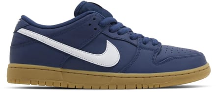 Nike SB Dunk Low Pro - Maat 41 - Donkerblauw / Wit - Sneakers Heren - Doos Zonder Deksel