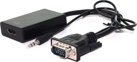 Value VGA + 3,5mm naar HDMI converter - met HDCP - 0,15 meter