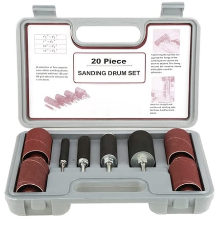 Allecto - Schuurrol Set - 20 Stuks - Schuurdrums voor Elektrische