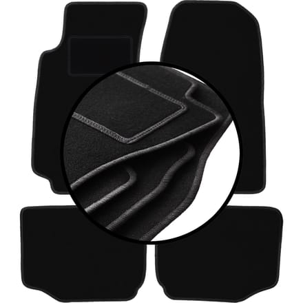 Complete set veloursmatten voor: Ford Granada sedan (1972-1985)