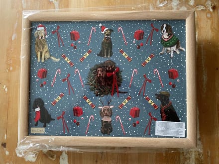 Alex Clark Schootkussen Christmas Dogs ~ Honden Kerst/winter
