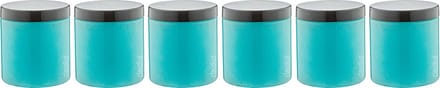 Bodyscrub-Gel Zen Moment - 400 gram met zwarte deksel - set van 6 stuks