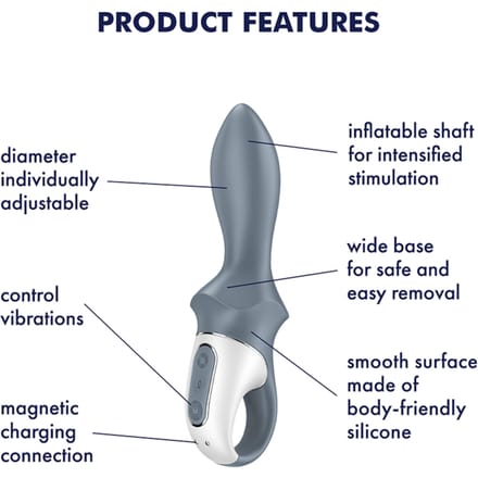Satisfyer 'Air Pump Booty 1', 18,5 cm