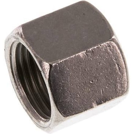 M18x1.5 x 10S RVS Wartelmoer voor Snijring