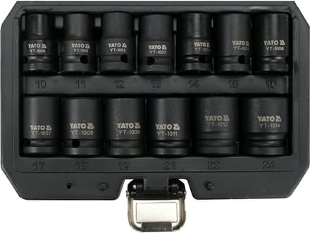 Yato Serie - Dopsleutelset - 1/2" - 13-delig - AS-Drive Technologie