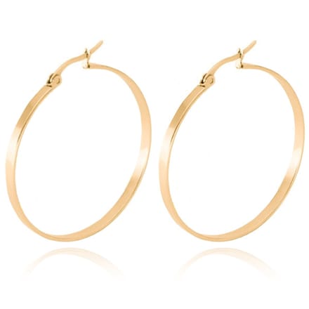 Dames oorringen Cilla Jewels Edelstaal Goudkleurig-50mm